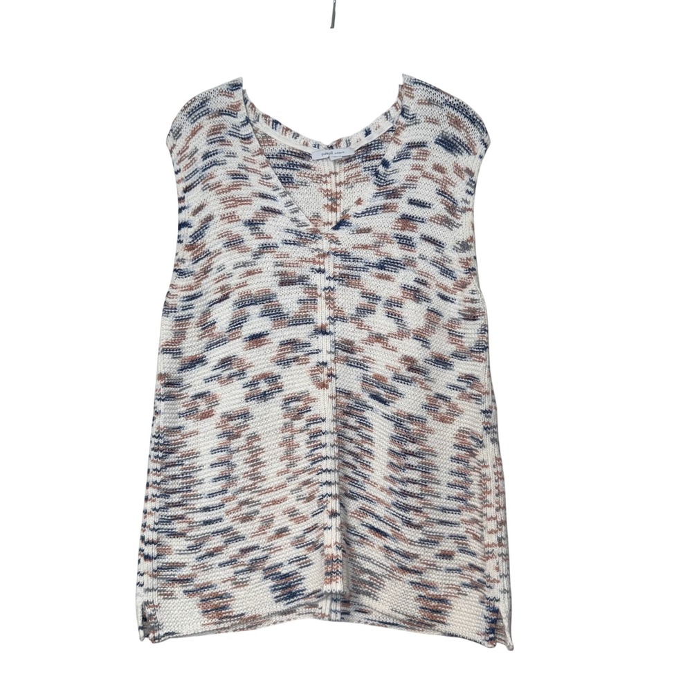 Pure Jill Multicolor Space Dye Sweater‎ Vest Womens Large Tall L T
